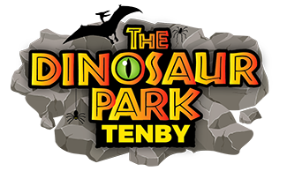 Dinosaur park Halloween logo 